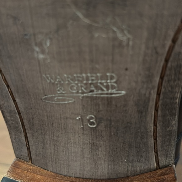 Warfield & Grand Black Leather Ankle Boots 13 - Picture 8 of 10